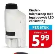 Hoogvliet Kinder-microscoop met ingebouwde LED verlichting aanbieding