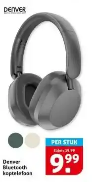Hoogvliet Denver Bluetooth koptelefoon aanbieding