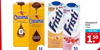 Hoogvliet Chocomel of Fristi aanbieding