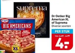 Hoogvliet Dr Oetker Big American XL of Suprema aanbieding