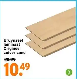 GAMMA Bruynzeel laminaat Origineel zuiver zand aanbieding