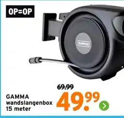 GAMMA GAMMA wandslangenbox 15 meter aanbieding