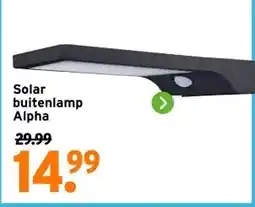 GAMMA Solar buitenlamp Alpha aanbieding
