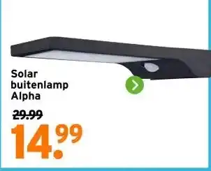 GAMMA Solar buitenlamp Alpha aanbieding