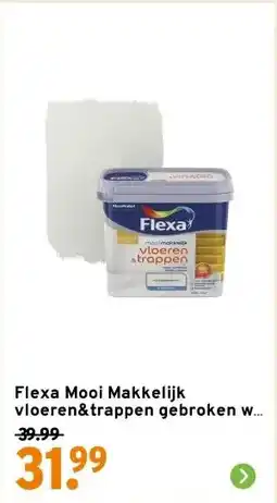 GAMMA Flexa Mooi Makkelijk vloeren&trappen gebroken wit zijdeglans 750 ml aanbieding