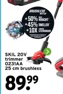 GAMMA SKIL 20V 0231AA 25 cm brushless aanbieding