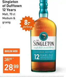 Gall & Gall Singleton of Dufftown 12 Years 70CL Whisky aanbieding