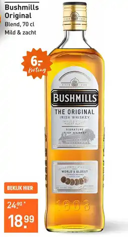Gall & Gall Bushmills original aanbieding