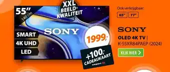 Expert Sony K-55XR84PAEP (2024) BRAVIA 8 aanbieding