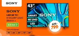Expert Sony K-43S39BP (2025) BRAVIA 3 aanbieding
