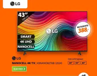 Expert LG 43NANO82T6B (2024) aanbieding