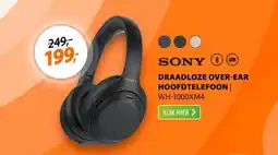 Expert Sony WH-1000XM4 Blauw aanbieding