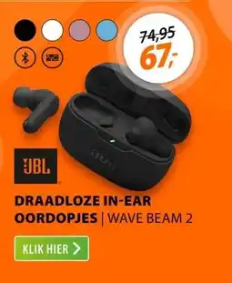 Expert JBL Wave Beam 2 Zwart aanbieding