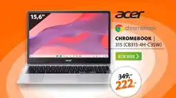 Expert Acer Chromebook 315 (CB315-4H-C3SW) Zilver aanbieding