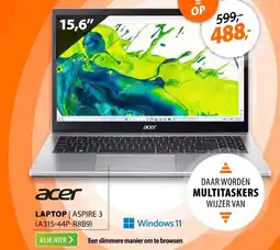 Expert Acer Aspire 3 (A315-44P-R8B9) Zilver aanbieding