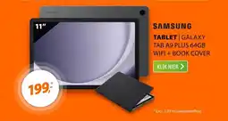 Expert Samsung Galaxy Tab A9 Plus 11 inch 64GB Wifi + Book Cover Grijs aanbieding