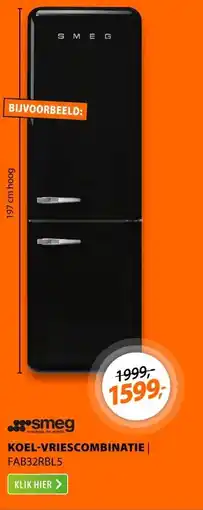 Expert Smeg FAB32RBL5 Zwart aanbieding