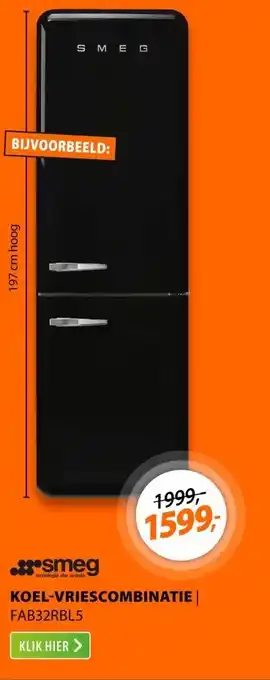 Expert Smeg FAB32RBL5 Zwart aanbieding