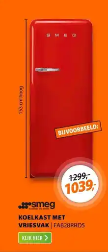 Expert Smeg FAB28RRD5 Rood aanbieding