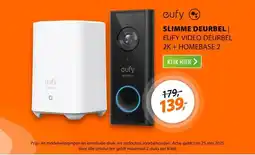 Expert Eufy Video Doorbell 2K + HomeBase 2 Zwart aanbieding