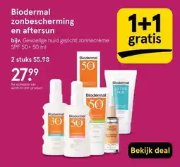 Etos Biodermal zonbescherming en aftersun aanbieding