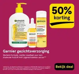 Etos Garnier gezichtsverzorging aanbieding