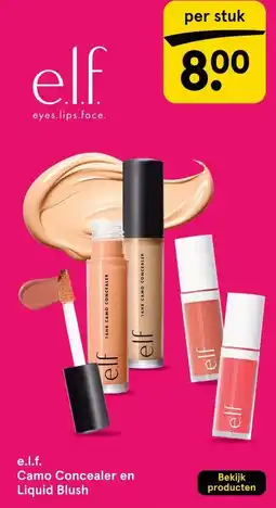 Etos e.l.f. Camo Concealer en Liquid Blush aanbieding