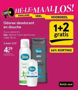 Etos Odorex deodorant en douche aanbieding