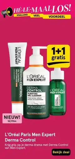Etos L'Oréal Paris Men Expert Derma Control aanbieding
