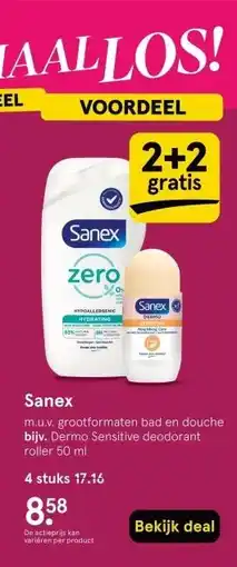 Etos Sanex aanbieding