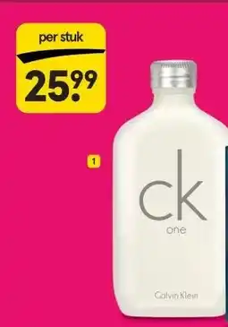Etos Calvin Klein One Eau de toilette 100 ml aanbieding