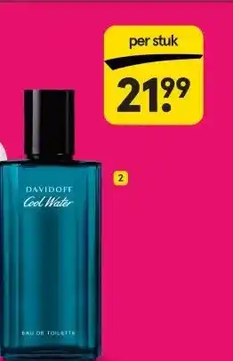 Etos Davidoff Cool Water Eau de toilette 75 ml aanbieding