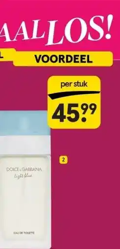 Etos Dolce & Gabbana Light Blue pour Femme Eau de toilette 50 ml aanbieding