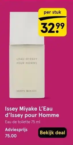 Etos Issey Miyake L'Eau d'Issey pour Homme aanbieding