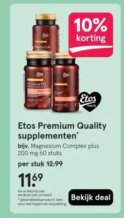 Etos Etos Premium Quality supplementen aanbieding