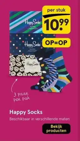 Etos Happy Socks aanbieding