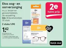 Etos Etos oog- en oorverzorging aanbieding