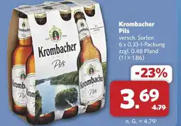 Combi Krombacher Pils aanbieding
