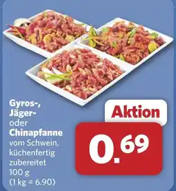 Combi Gyros-, Jäger- oder Chinapfanne aanbieding