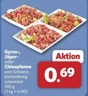 Combi Gyros-, Jäger- oder Chinapfanne aanbieding