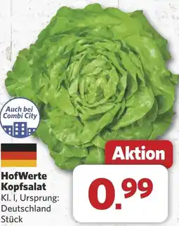 Combi HofWerte Kopfsalat aanbieding