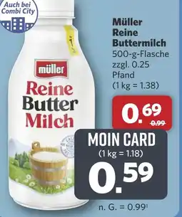 Combi Müller Reine Buttermilch aanbieding