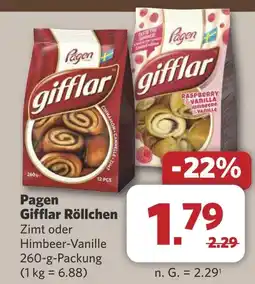 Combi Pagen Gifflar Röllchen aanbieding
