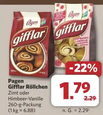 Combi Pagen Gifflar Röllchen aanbieding