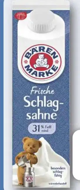 Combi Bärenmarke Die frische Schlagsahne aanbieding