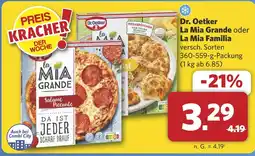 Combi Dr. Oetker La Mia Grande oder La Mia Familia aanbieding