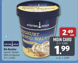 Combi KÜSTEN GOLD Eis Becher aanbieding