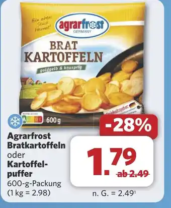 Combi Agrarfrost Bratkartoffeln oder Kartoffel- puffer aanbieding