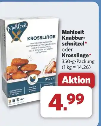 Combi Mahlzeit Knabber- schnitzel* oder Krosslinge* aanbieding