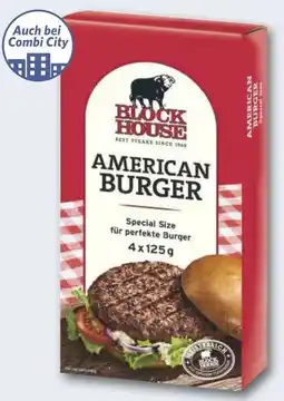 Combi Block House American Burger aanbieding